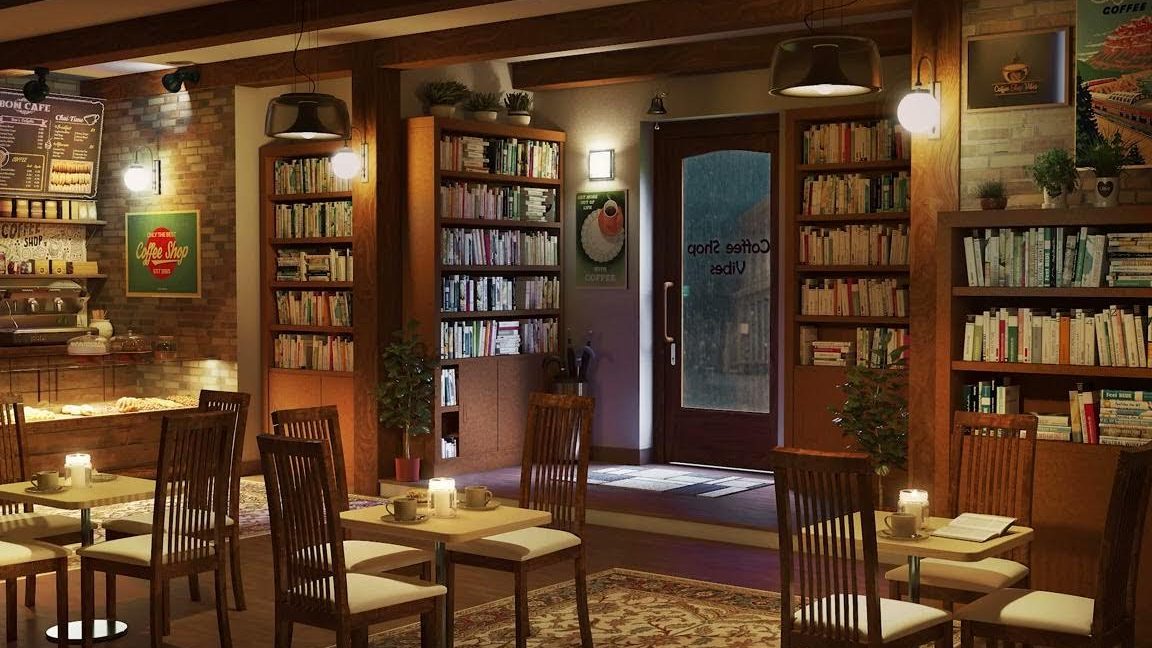 the cafe library